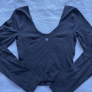Lululemon double v neck long sleeve